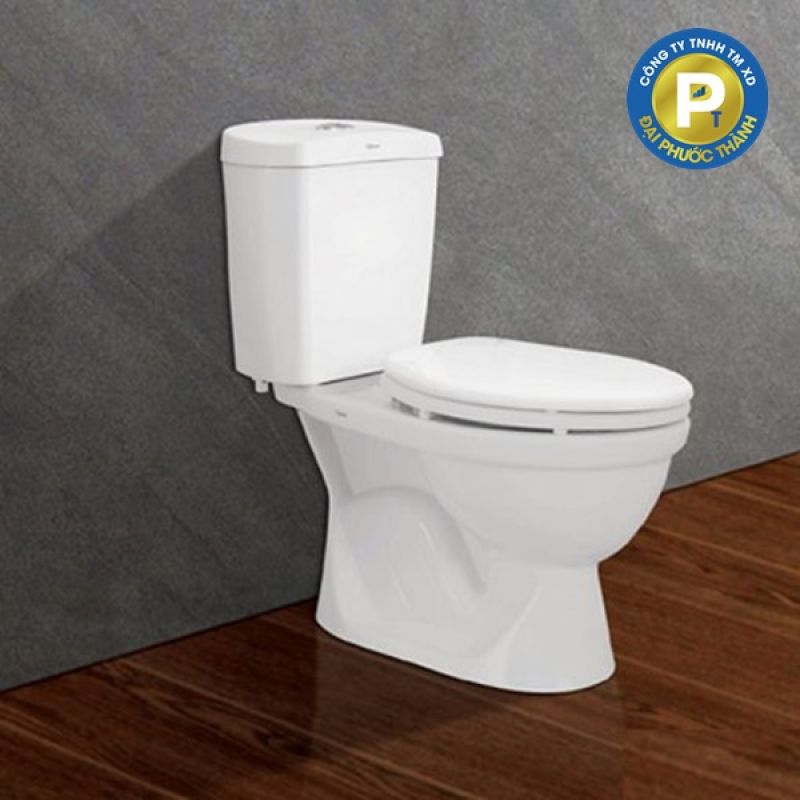 Bồn cầu Viglacera 2 khối VI88 nắp êm