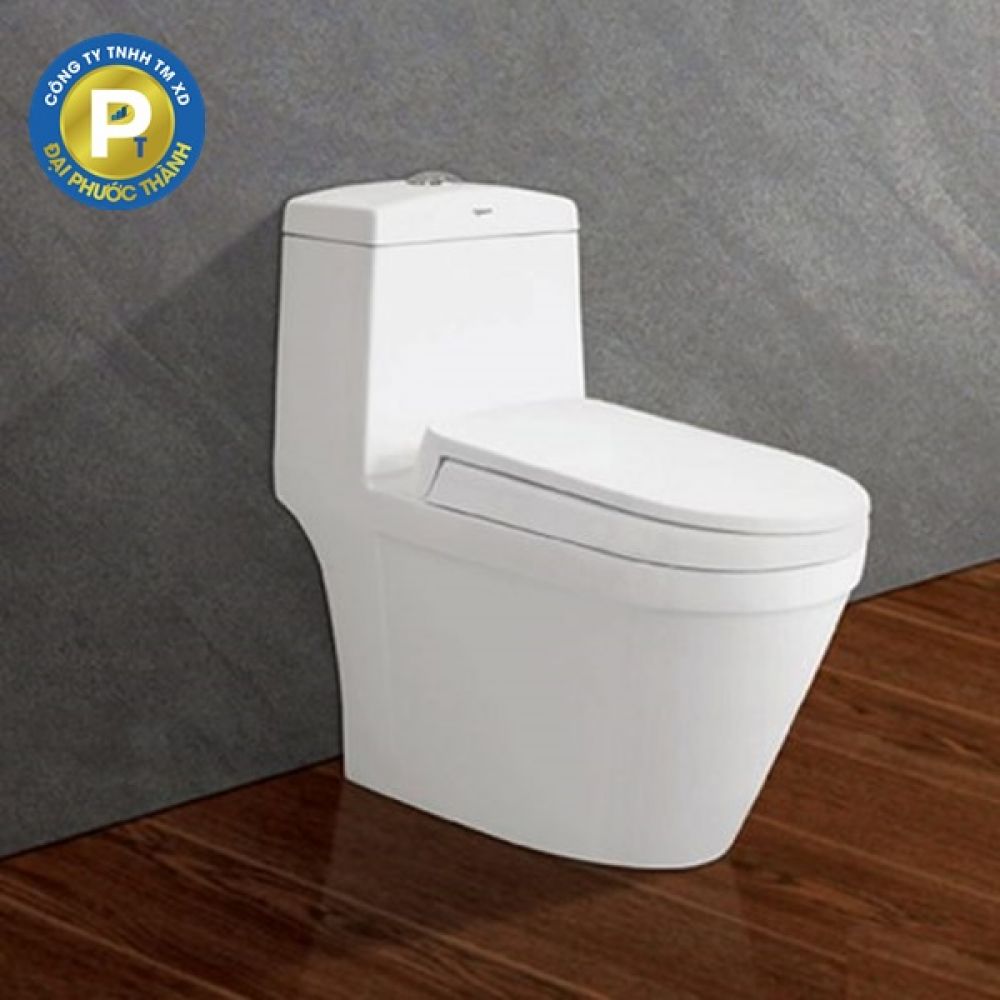 Bồn cầu 1 khối Viglacera V199+nắp rơi êm V86,Joăng JB3