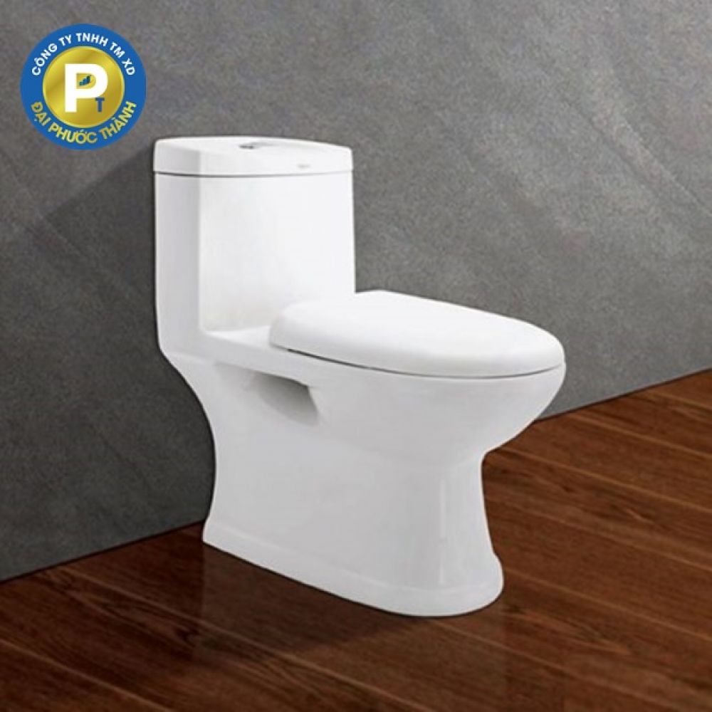 Bồn cầu 1 khối Viglacera C109+nắp rơi êm V38M