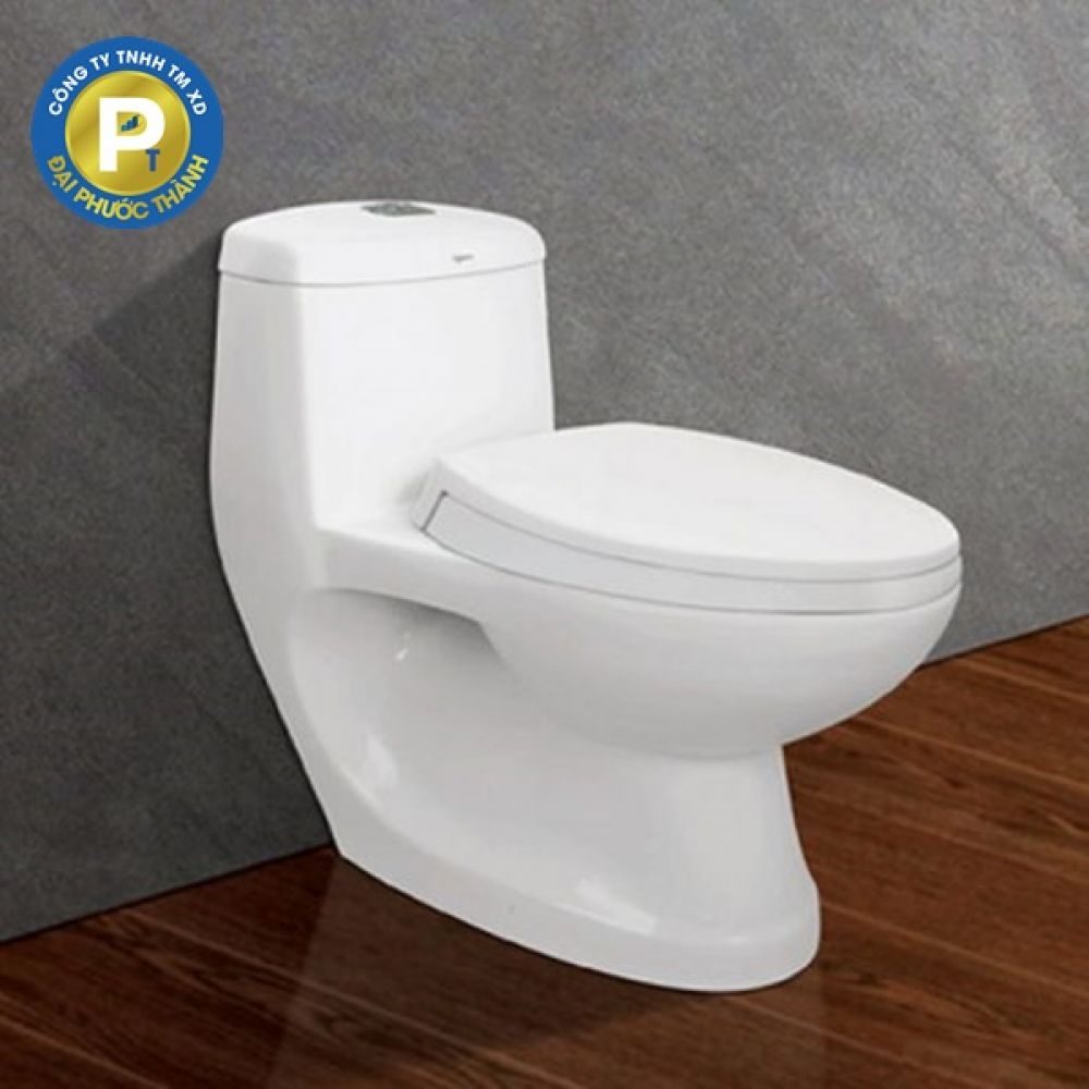 Bồn cầu 1 khối Viglacera C0504 + nắp rơi êm V68